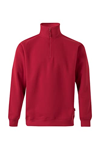 Velilla 105702 12 - ROJO M - Sweatshirt mit halblangem Reißverschluss Unisex Rot Größe M