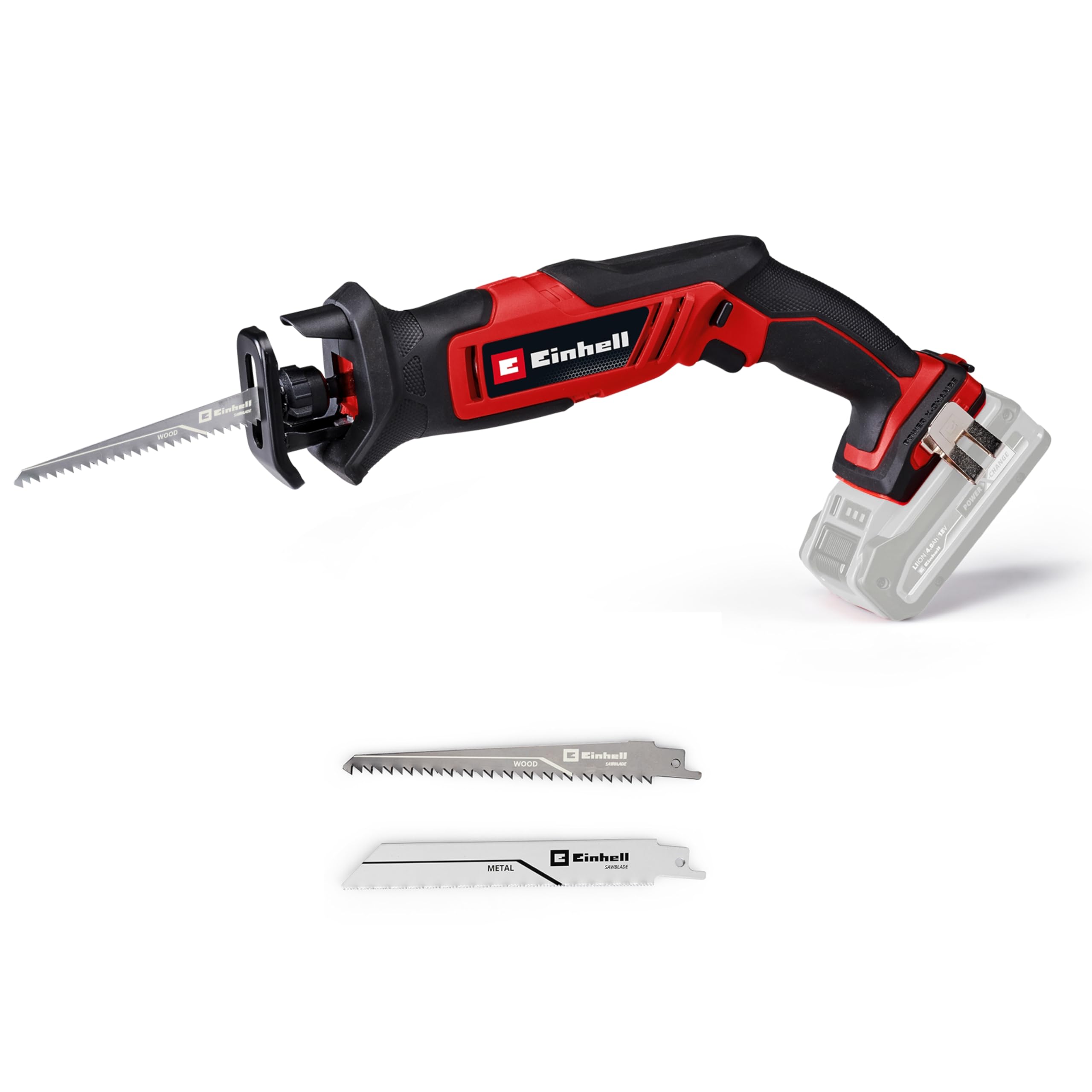 Einhell Akku-Universalsäge TE-AP 18/13 Li-Solo Power X-Change (18 V, 13 mm Hubhöhe, 50 mm Schnitttiefe Holz, handliches Design, inkl. Zubehör, ohne Akku)