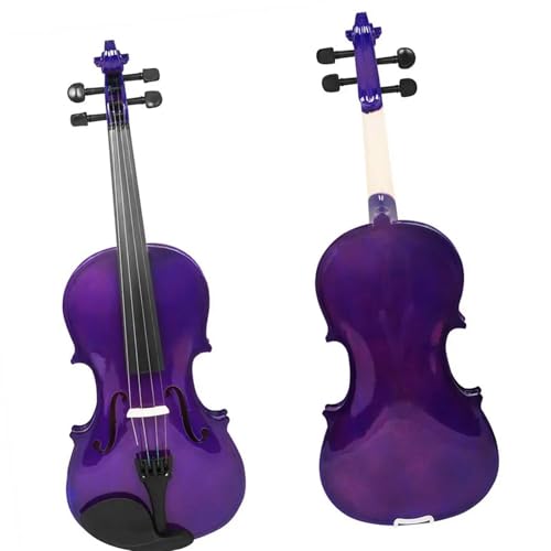 Standard Violine 4/4 Violinenset Aus Massivholz In Voller Größe Für Anfänger(Purple)