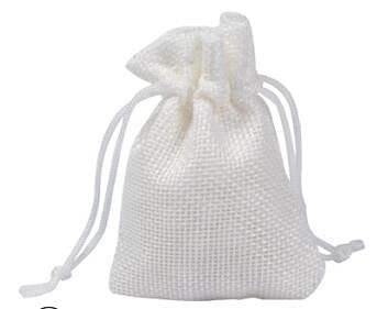 Stoffbeutel mit Kordelzug 5. 0PCS. Jute Tasche Vintage Sackleinen Sack Schmuck Verpackung Beutel Custom Wedding Candy Party Geschenk Leinen Verpackung Taschen Wickelvorräte Jutebeutel Geschenktüten mi