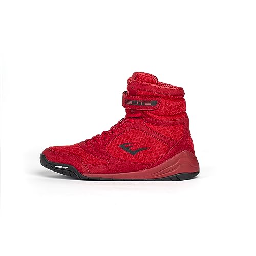 Everlast Elite V2 Red 11 Boxing Shoes: Your Ultimate Training Companion for Excellence and Durability Boxing Shoes, Elite 2 Shoes, Training Footwear