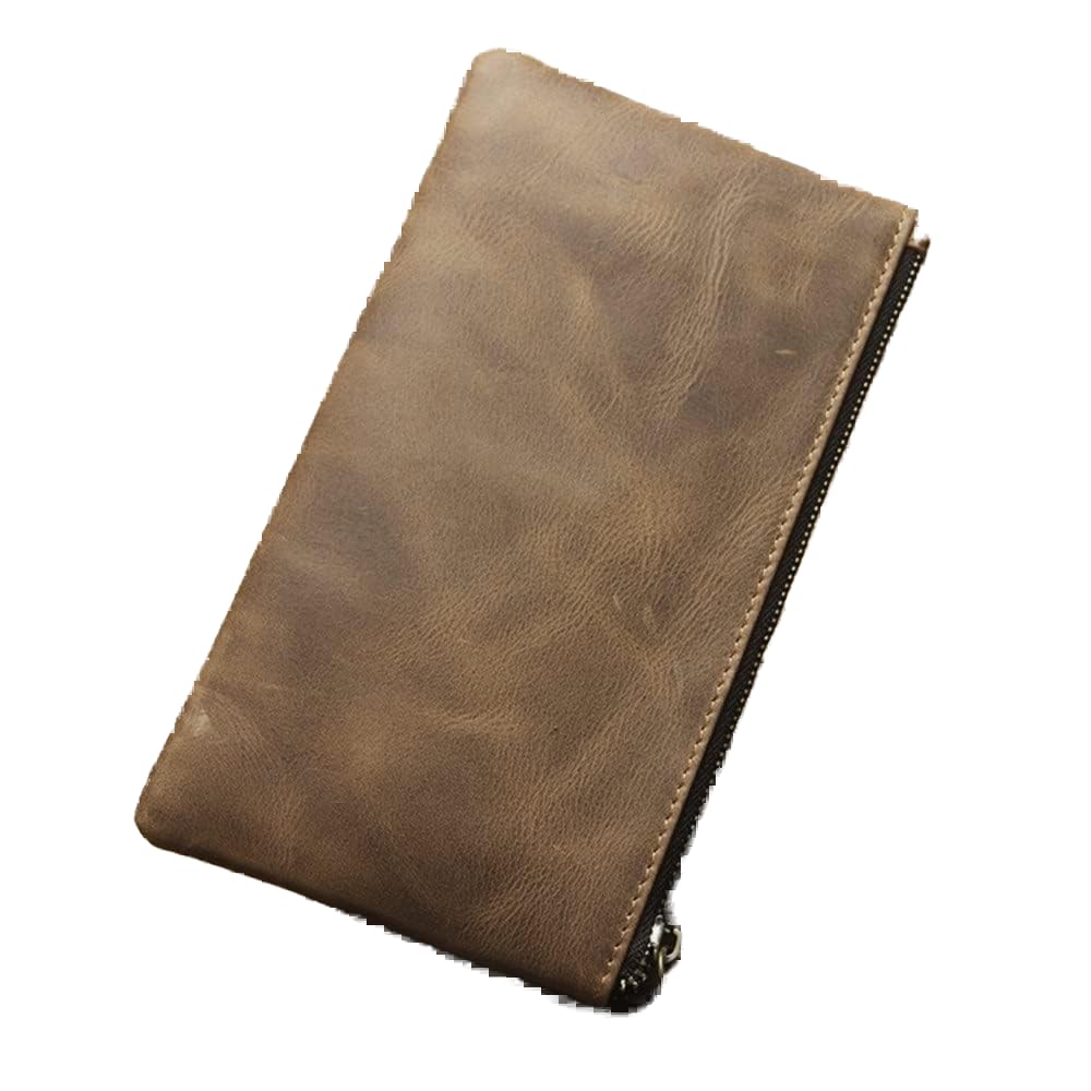 YIHANSS 1 Stück handgefertigte, lässige Herren-Geldbörse, Lange Clutch-Tasche mit großer Kapazität, schlanke Geldbörse, Kartenhalter (Farbe: G, Größe: 19 x 1 x 10 cm)