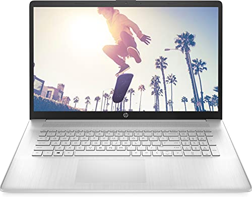 HP 17-cp0034ng (17,3 Zoll / HD+) Laptop (AMD Ryzen 3 5300U, 8GB DDR4 RAM, 512GB SSD, AMD Grafik, Windows 10, QWERTZ-Layout) silber