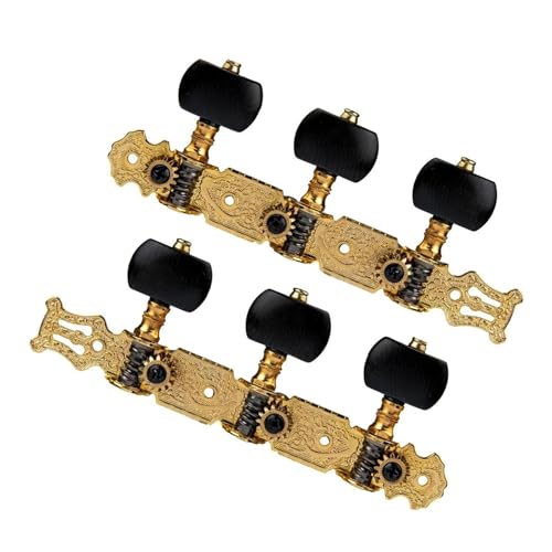 Strings Tuning Pegs Mechaniken Für Gitarre 1:14 Vergoldeter, langlebiger Stimmschlüssel/Kopfplatte für klassische Gitarre (Color : Gold)