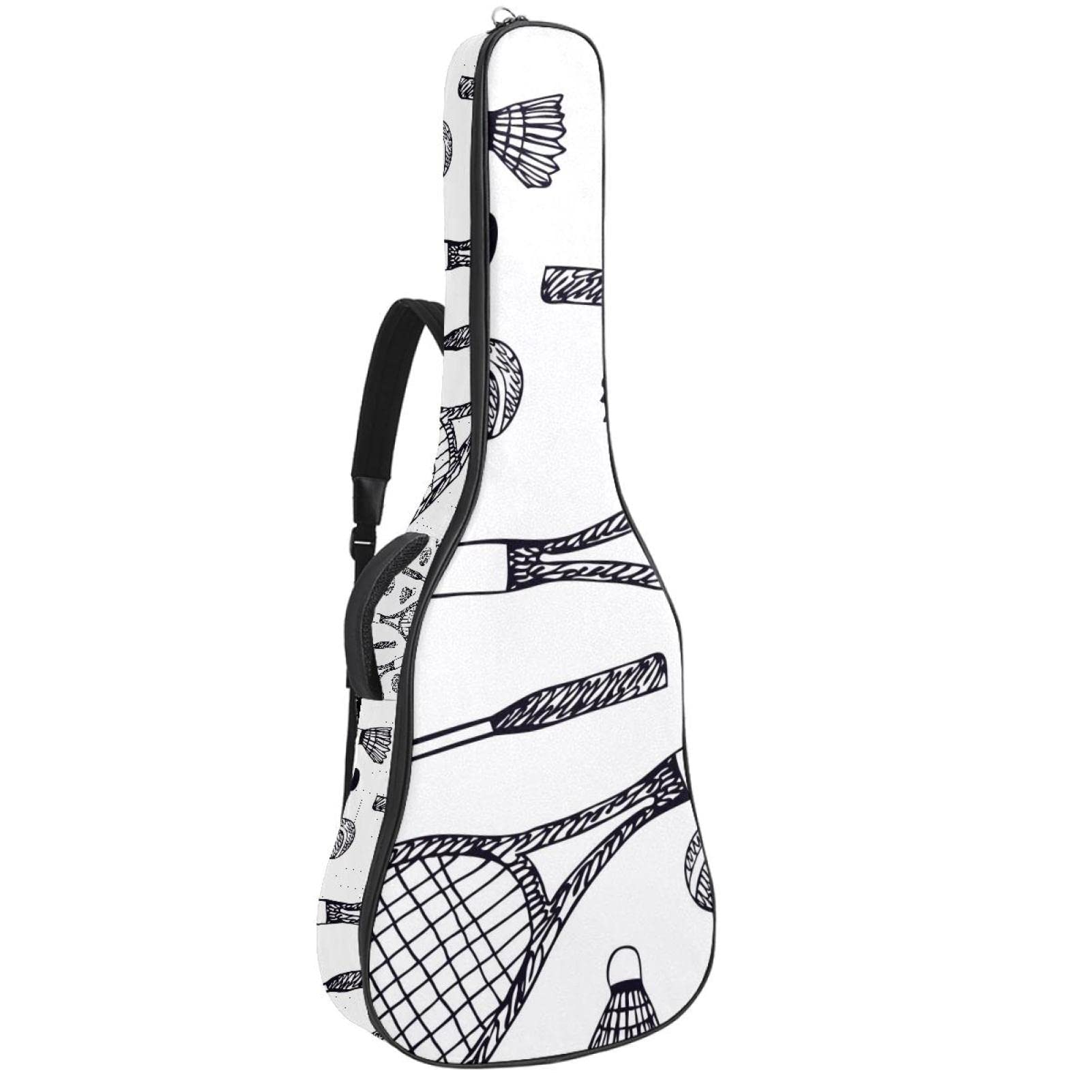 Anfänger Akustikgitarre Bundle Full Size Fichtendecke Cutaway Akustikgitarre Tasche, Weiß Sport