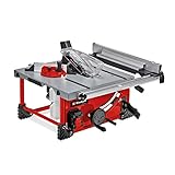 Einhell Akku-Tischkreissäge TE-TS 36/210 Li-Solo Power X-Change (36 V, 70 mm Schnitthöhe, Ø 210 mm Sägeblatt, Tischverbreiterung, Winkelanschlag, Parallelanschlag, ohne Akku)