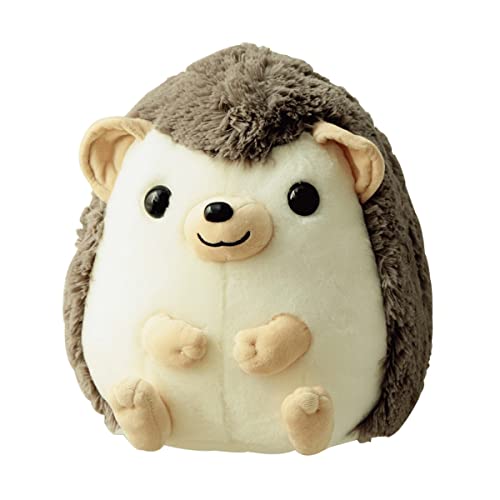 DANAIM Niedliches Igel-Plüschtier, Simulation Sitzhaltung, Kleine Igel-Kissenpuppe, Weiches Igel-Unterfamilie-Plüschtier for Jungen Und Mädchen(45cm)