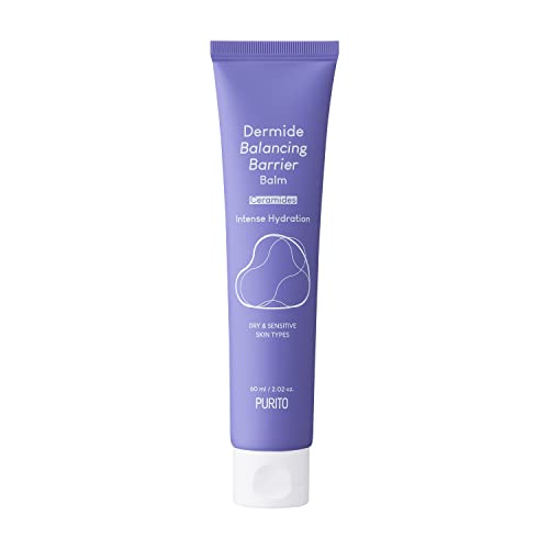 PURITO| Dermide Balancing Barrier Balm 60 ml/2,02 Unzen. Vegan, tierversuchsfrei, feuchtigkeitsspendend, hautbarrierend, sichere Inhaltsstoffe, koreanische Kosmetik, beruhigend