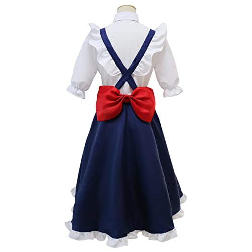 JGZGCG Anime Toru Cosplay Kostüm Miss Kobayashi's Dragon Maid Toru Perücke und Kleid Dragon Tail Zubehör Halloween Karnevalskostüme