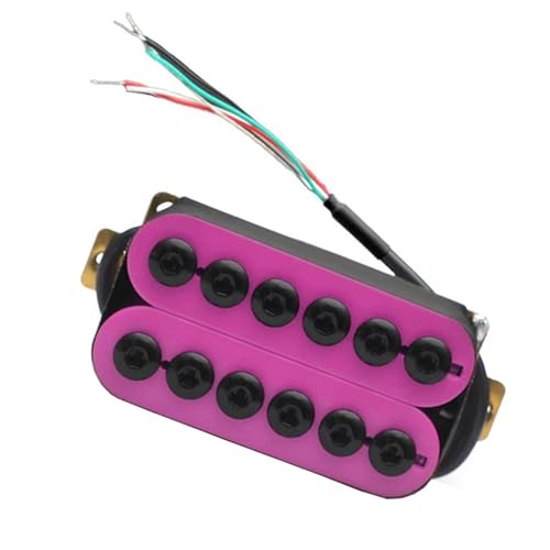 Rosa Lila Einstellbare Metall Humbucker E-gitarre Bridge Pickups Einstellbare Schraube Single-Coil-Tonabnehmer