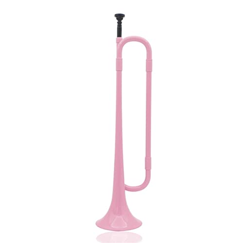 ABS BB Key Bugle Kavallerie Trompete Musikinstrumente für Kinder Anfänger Orchester Schulband (Farbe: Rosa)