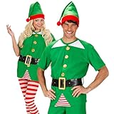 W WIDMANN MILANO Party Fashion - Kostüm Elf, Weihnachtsmann Helfer, Weihnachtselfen, Faschingskostüme