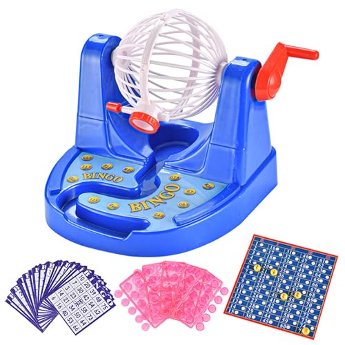 KLOVA Lotterie Maschine Lustiges Spiel Mit Lotterie Zahlenball Lotterie Spiel Handziehung Lotterie Maschine Für Interaktive Eltern Kind Simulation Lotterie Spielzeug