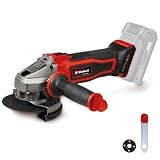 Einhell Akku-Winkelschleifer TE-AG 18/115-2 Li - Solo Power X-Change (18 V, 115 mm Scheibendurchmesser, 28 mm Schnitttiefe, Zusatzhandgriff, inkl. Trennschutz, ohne Akku)