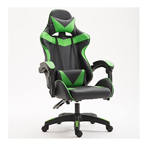 Bürostühle für Zuhause Ergonomischer Bürostuhl Gaming-Stuhl mit hoher Rückenlehne und Lordosenstütze PC-Computerstuhl Rennstuhl Drehbarer Rollstuhl Schreibtischstuhl für Schlafzimmer Run forward