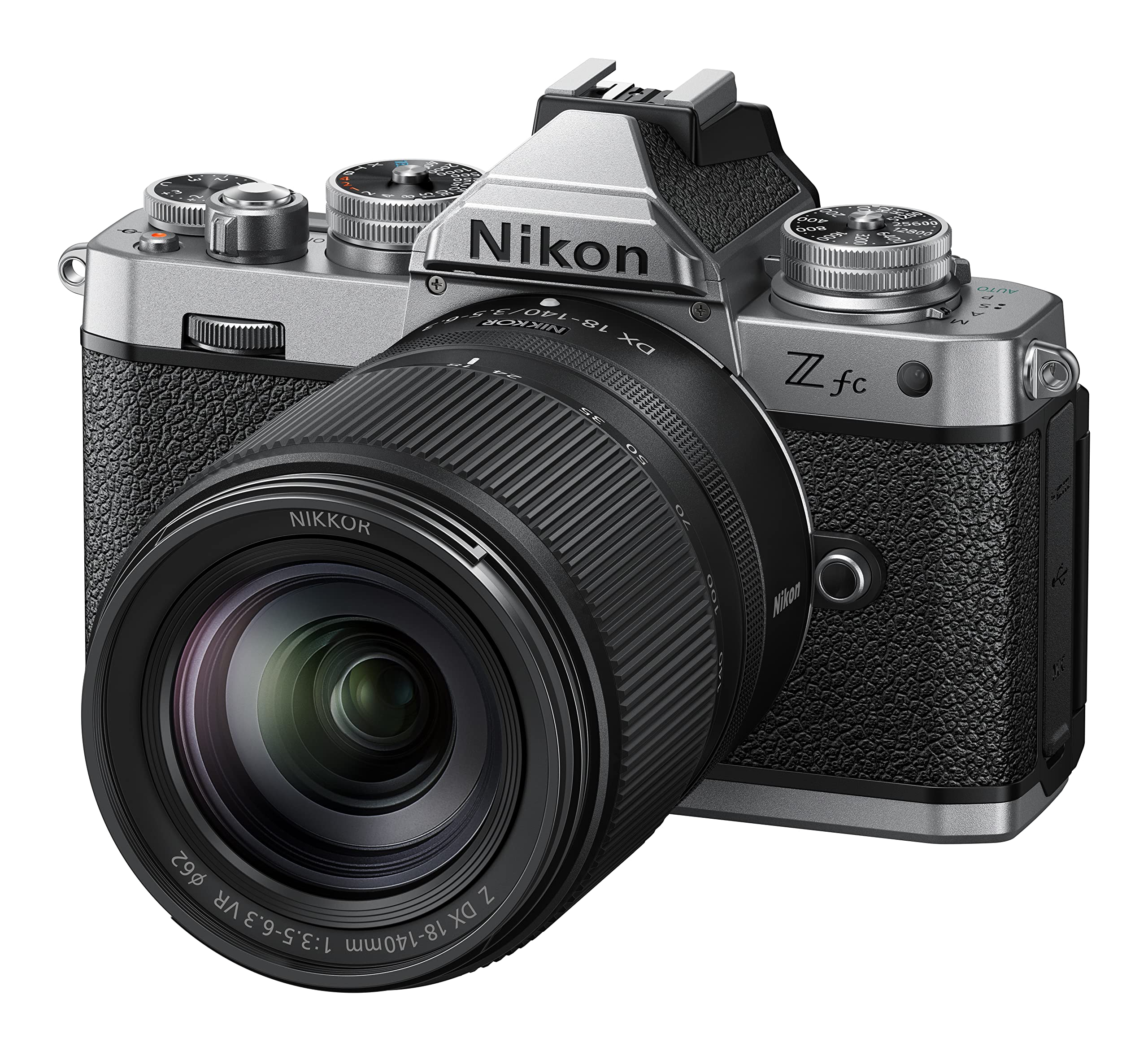 Nikon Z fc Kit Z DX 18-140mm 1:3.5-6.3 VR (20.9 MP, OLED-Sucher mit 2.36 Millionen Bildpunkten, 11 Bilder pro Sekunde, Hybrid AF mit Fokus-Assistent, ISO 100-51.200, 4K UHD-Video)