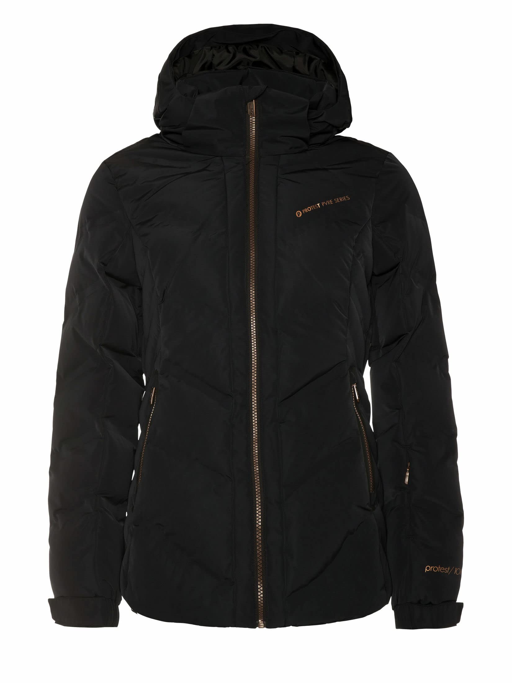 Protest Damen Artss Snowjacket Jacke, True Black, 42