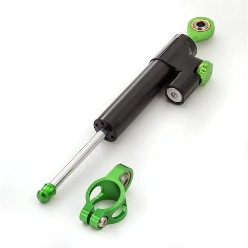 Dämpfer Lenkungsstabilisator Motorrad Lenkung Dämpfer Linear Stabilisator Umgekehrt Sicherheit Control Für Suzuki Für GSXR1000 2009-2015 Aluminium CNC CNC-Halterung(Black-Green)