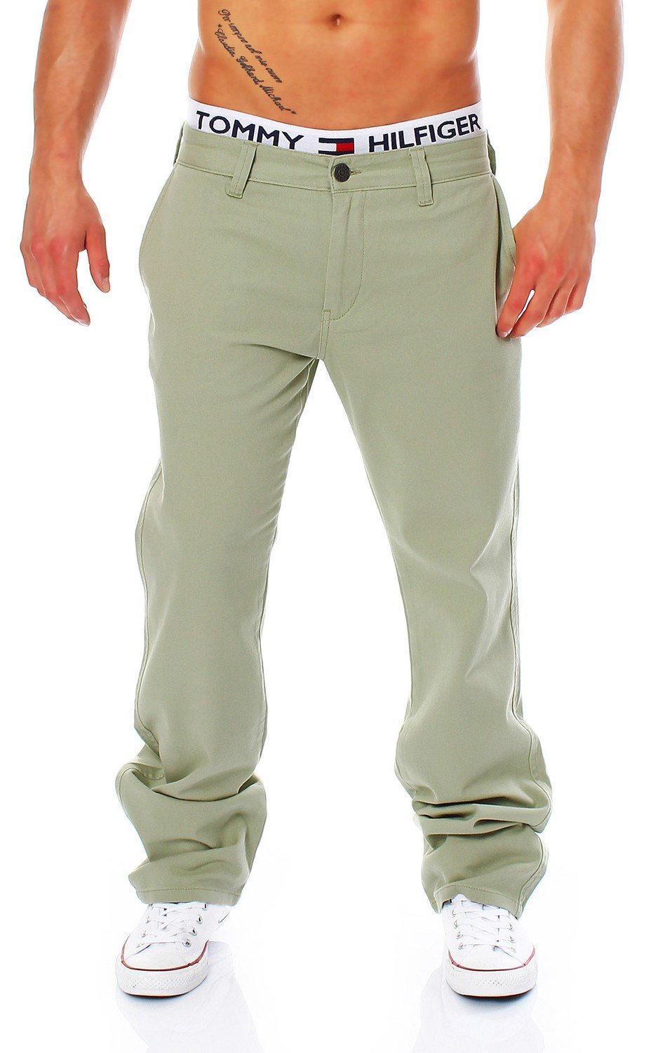 Big Seven Evan Chino Pant Regular Fit Herren Hose, Hosengröße:W50/L32, Farbe:Desert Sage