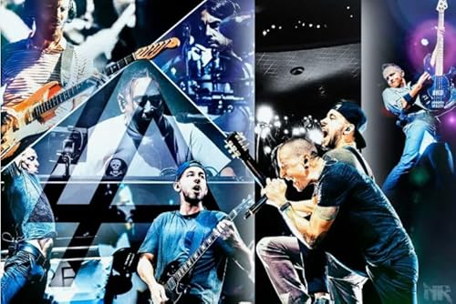 Hfmquisutron Holzpuzzle 1000 Teile Linkin.Park Band Poster Für Erwachsene Lernspielzeug Puzzles Fz81Lw