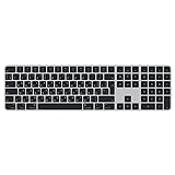 Apple Magic Keyboard mit Touch ID und Ziffernblock: Bluetooth, wiederaufladbar. Kompatibel mit Mac Computern Chip; Ukrainisch, Schwarze Tasten