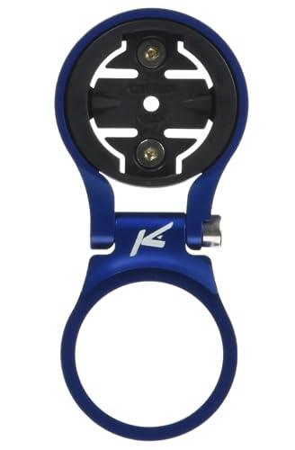 K-Edge Unisex – Erwachsene Garmin Comp. Mount Halterungen, Blue Anodize, One Size