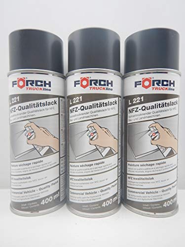 Förch DB 7129 GALINITGRAU GRAU Mercedes 129 Lack LACKSPRAY SPRAYDOSE 400ML (3)