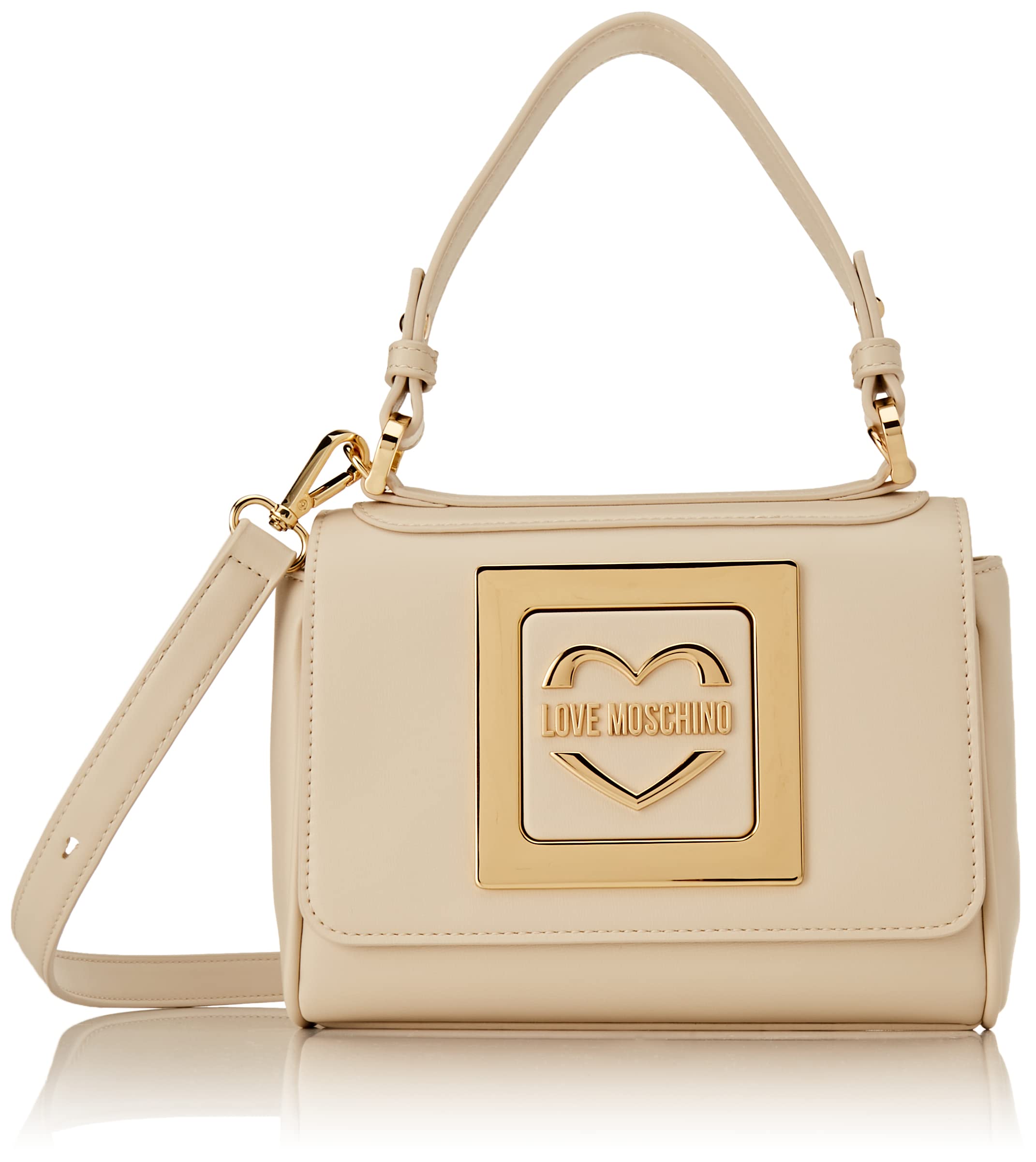 Love Moschino Damen Jc4303pp0gkv0103 Handtasche, Ecru