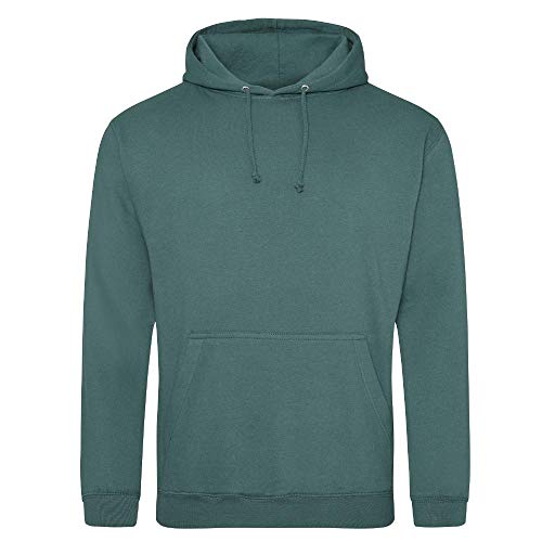 Just Hoods - Unisex College Hoodie/Moss Green, 3XL