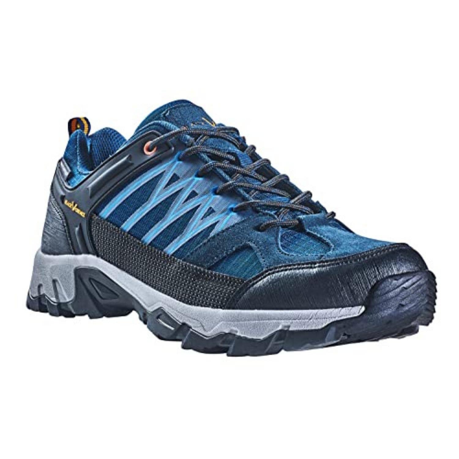 Black Crevice Herren Trekkingschuhe, Wasserdicht, Low, blau/orange, 44