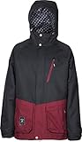 L1 Herren Ski- Snowboardjacke Legacy JKT´21, Größe:M, Farben:Black-Wine