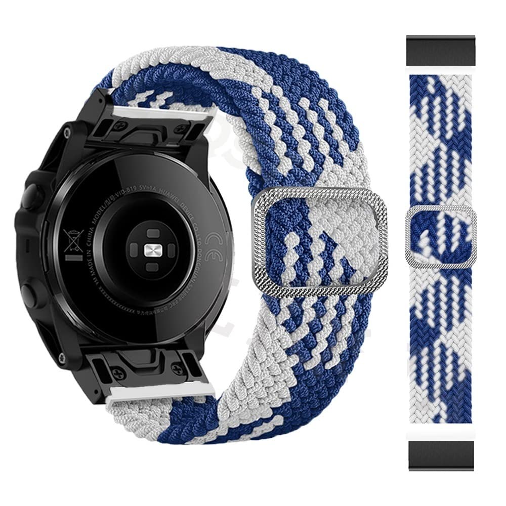 OPKDE Loop Nylon-Uhrenarmband mit Schnellverschluss für Garmin Fenix 6 6X Pro 5X 5 Plus 3HR Fenix 7X 7 Forerunner 935 MK2 Uhrenarmband, 22mm For S60 S62, Achat