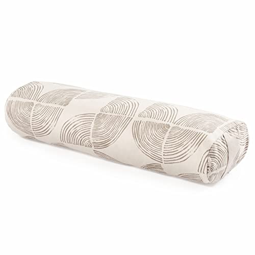 Lotuscrafts Yoga Bolster für Yin Yoga - Yogabolster mit Kapokfüllung - Waschbarer Bezug aus Baumwolle - Yogakissen Groß für Restorative Yoga (Special Edition)