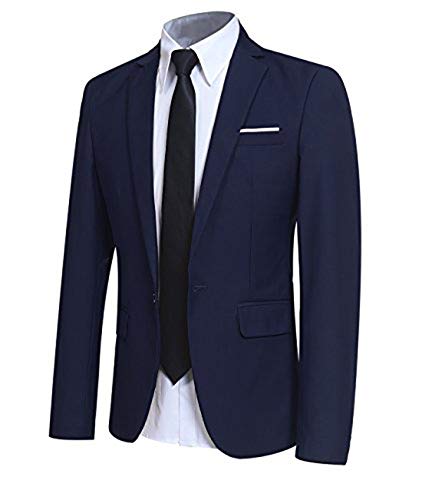 Allthemen Sakko Herren Slim Fit Sakko Modern Blazer Herren Anzugjacke für Business