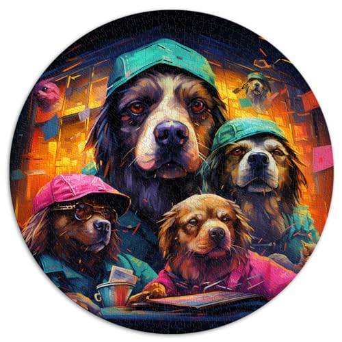 Puzzle | Puzzles Hunde Spielen Poker Puzzle 1000 Teile 67,5x67,5 cm Puzzles für Lernspiele, Herausforderungsspielzeug, Denkspiel