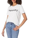 Superdry Damen CL Tee T-Shirt, Ice Marl, M