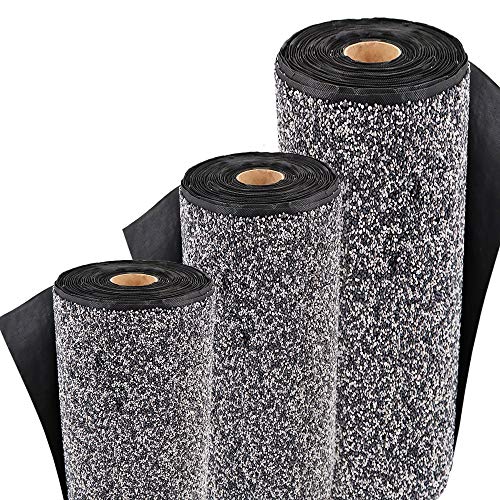 Aquagart Premium Teich Steinfolie grau I Steinfolie Teich-Folie für Bachlauf Gartenteich Zubehör I Epdm-Folie Stein-Matte Teichrand Teichzubehör I Kiesfolie (Steinfolie 60cm breit, 6m)