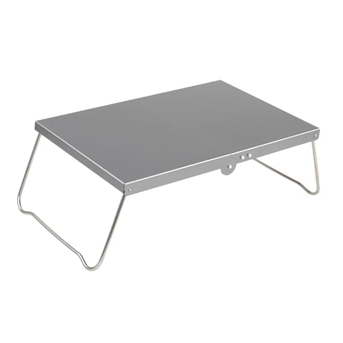 Mllepjdh Outdoor-Klapptisch, tragbar, leicht, Schreibtisch, Aluminiumlegierung, Campingtisch für Reisen, Grillen, Strand