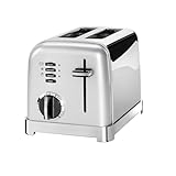 Cuisinart 2-Scheiben-Toaster | Breite Schlitze, ideal für dickes Brot und Bagels | 6 Bräunungsstufen plus Abtauung | Breite Schlitze,High-Lift-Hebel | Passender Wasserkocher erhältlich | Perle