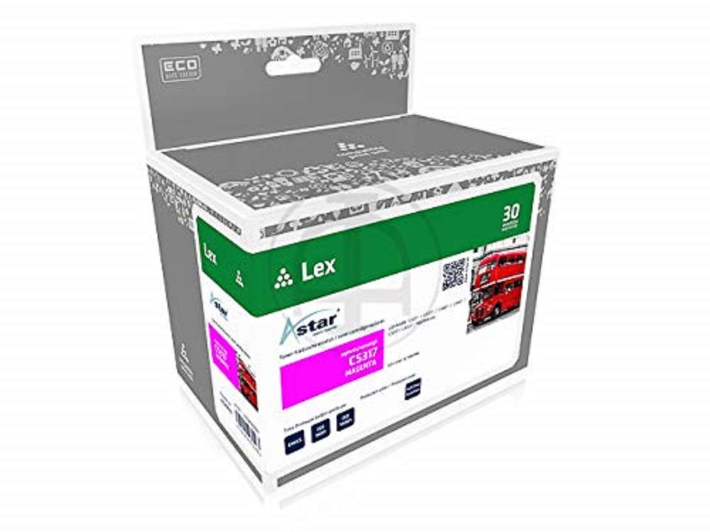 Astar AS20015 passend für Lexmark CS317 Toner Magenta kompatibel zu 71B20M0 2300 Seiten