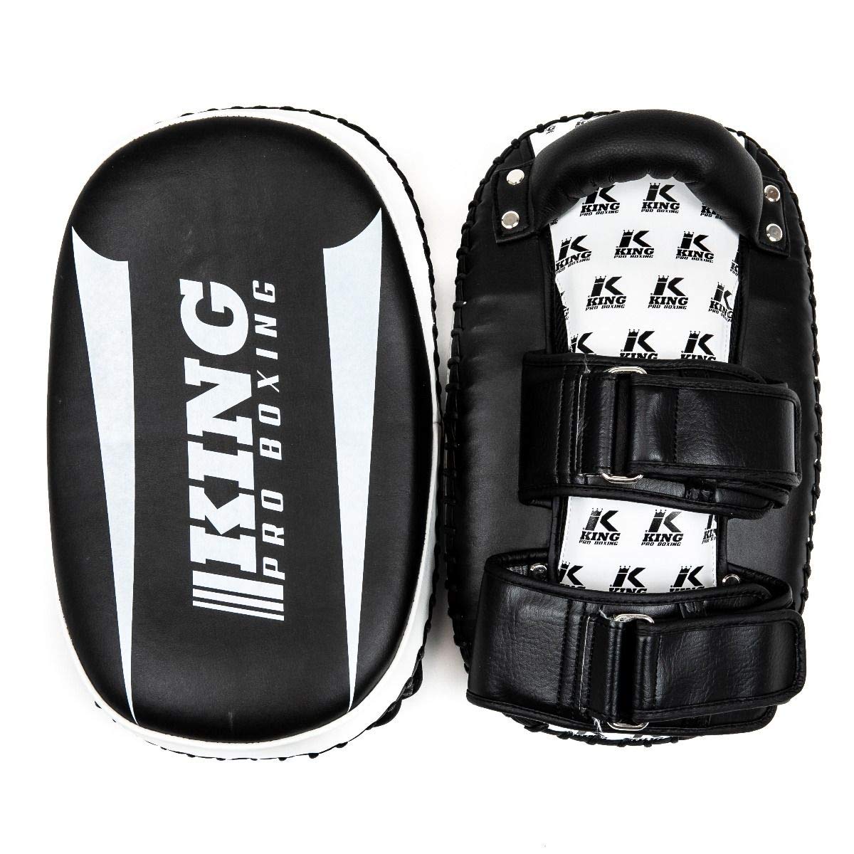 KING PB Muay Thai Pratzen REVO KP 1 Paar - Premium Thai Pratzen Kick Polster Pads Schlagpolster