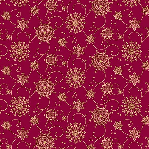 Tischdecken aus Airlaid | Mitteldecken 80 x 80 cm | Mank Einmal-Tischdecke für Weihnachten | 20 Stück | Cristal (Bordeaux-Gold)