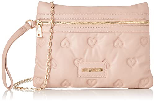 Love Moschino Damen Borsa Pu Embossed Cipria Umhngetasche, Puder