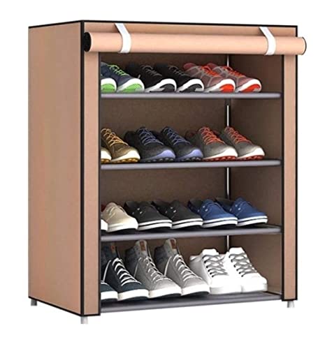 YIHANSS Schuhregal, Schuhregal, freistehendes Schuhregal, Schuhregal für Zuhause, Schlafzimmer, Wohnzimmer, Lagerregal, Flur, Eingangsbereich, Korridor (Farbe: Rojo, Größe: 60 * 30 * 72cm)