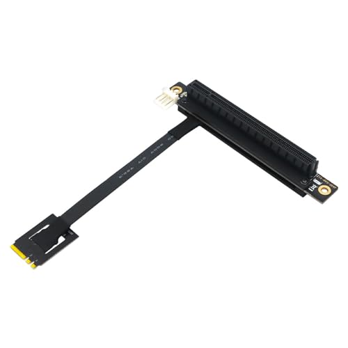 YYSQL Doppelschlüssel-Verlängerungskabel auf PCIE 16X Grafikkarten-Riser, Adapter, 270 Grad, PCIe-Adapterkabel für PC