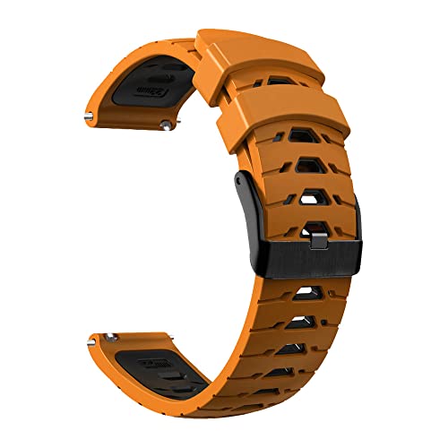 OPKDE 20 x 22 mm Smartwatch-Armband für Garmin Venu SQ/Venu2 Plus Armbänder Vivoactive 3 4/Forerunner 245 Uhrenarmband aus Silikon, For Vivoactive 3, Achat