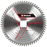 Original Einhell Kreissägeblatt 210x30 (Sägen-Zubehör, Ø 210 mm, Aufnahme 30 mm, 64 Zähne, Schnittbreite 1,8 mm, für Akku-Zug-Kapp-Gehrungssägen & Akku-Tischkreissägen)