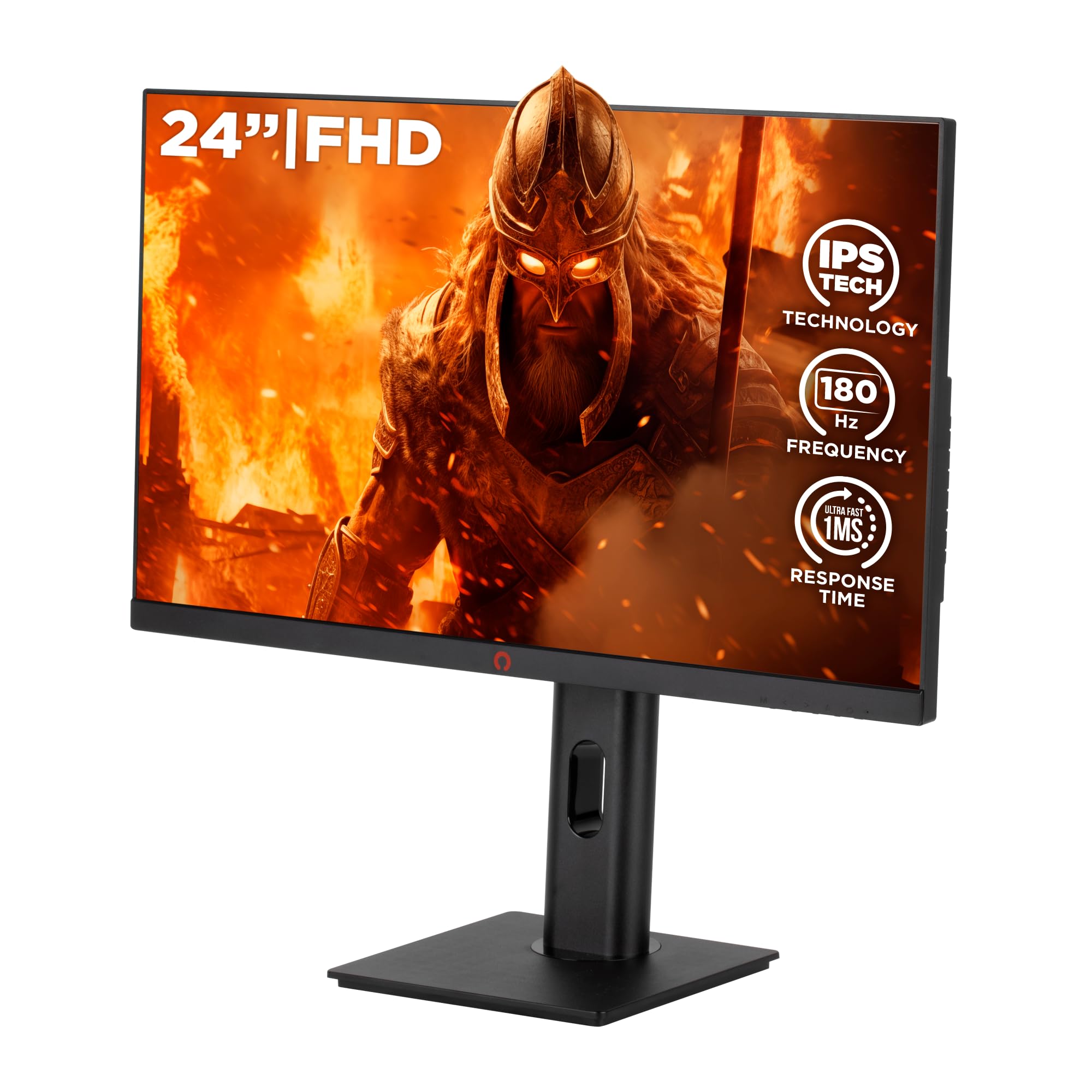 Konix Nova 24“ Gaming-Monitor PC, PS4, PS5, Switch, Xbox - Full HD 1.080 px - 180 Hz - 1 ms - FreeSync - HDMI - DisplayPort - IPS-Panel