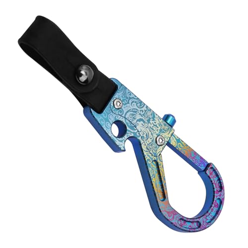 SOUTHJIELING Bunte Legierung-Karabiner, Taillenring, Schlüsselanhänger, Outdoor-Karabiner für Outdoor-Camping-Enthusiasten