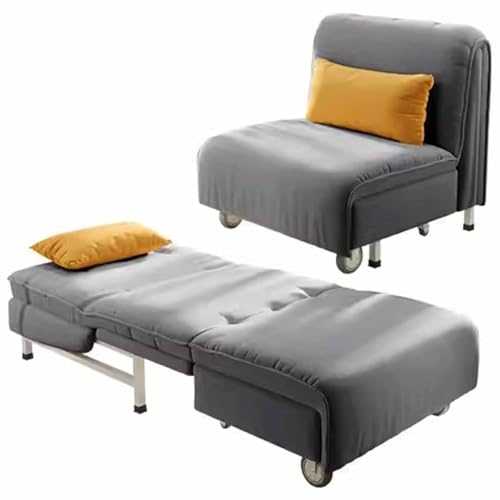 DKSNAJ Leomix Schlafsofa, Schlafcouch, Polstersofa mit Ausziehbett, Moderner Schlafsessel für Wohnzimmer, Apartment, Büro,D,0.8m Wisdom